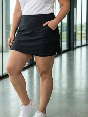 Black Skort XL  - Stretchy Active Bottoms